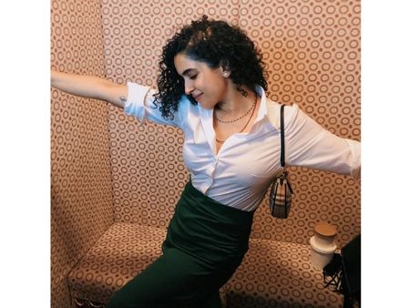 Sanya Malhotra’s Top And Pencil Skirt