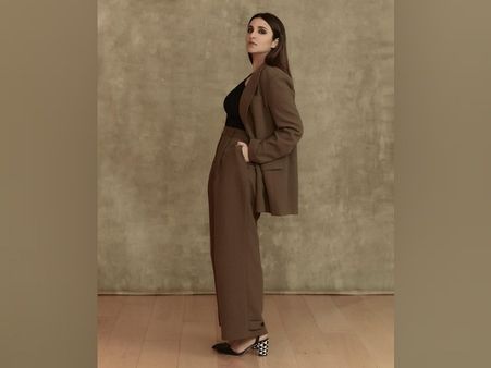 Parineeti Chopra In A Brown Pantsuit