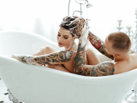 9. Enjoy Hot Water Bath Together