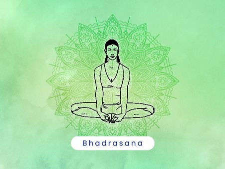 2. Bhadrasana or Butterfly Pose