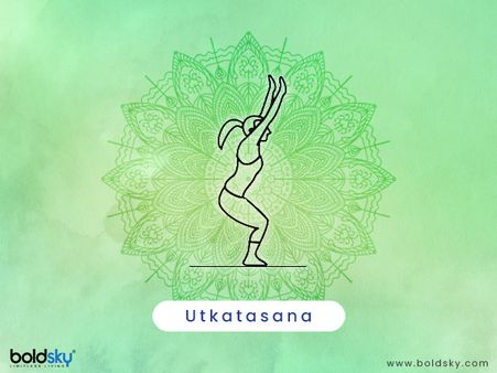 3. Utkatasana or Chair Pose