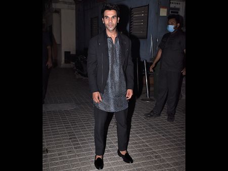 Rajkummar Rao In A Black Indo-Western Attire