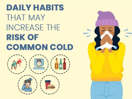 3. Daily Habits That May Increase The Risk Of Common Cold