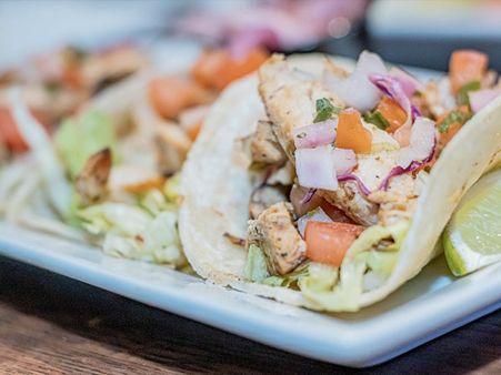 9. Sweet corn and black beans tacos