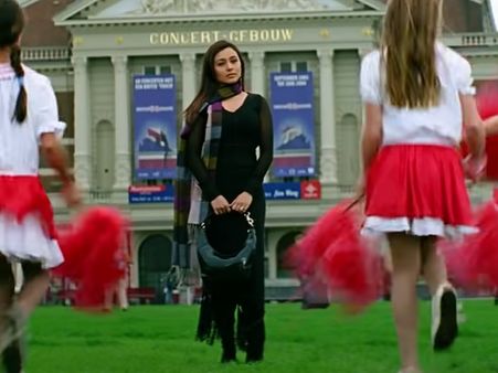 Rani Mukerji In A Black Kurta Set