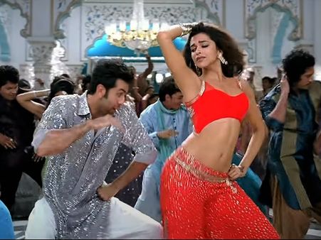 Deepika Padukone In A Red Sharara Set