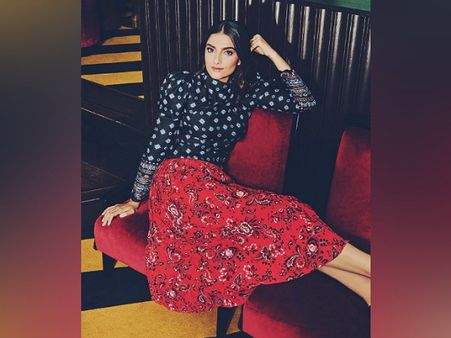 Sonam Kapoor’s Red Skirt Set For House Parties