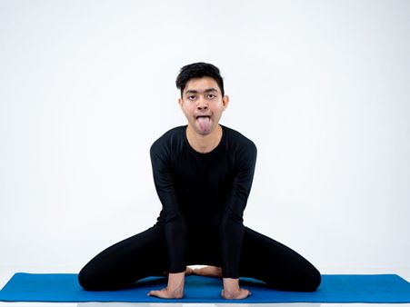 13. Lion Pose (Simhasana) 13. Lion Pose (Simhasana)