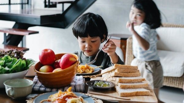 5. White bread and jelly