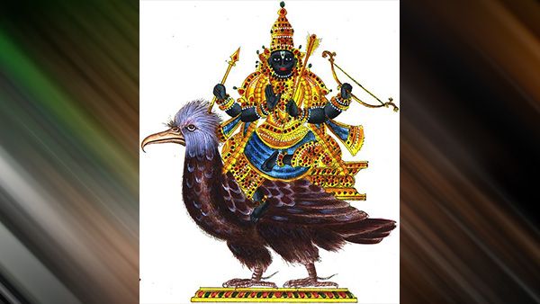 Neelanjana samabhasam Raviputram Yamaagrajam Chayaa-martanda sambhutam tham namami Shanaischaram (7)