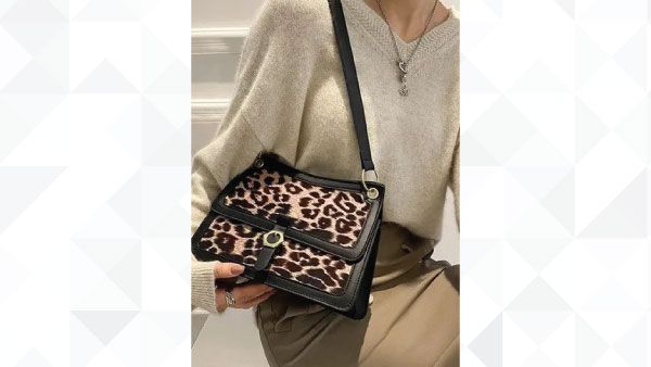7. Animal Print Sling Bag