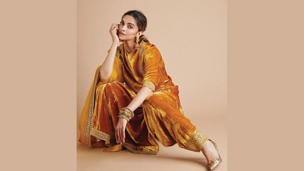 9. Deepika Padukone in Patiala Suit