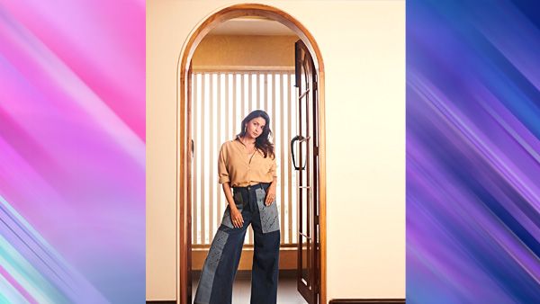 Button Down Shirt and Wide Leg Pants