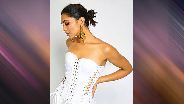 Deepika Padukone in Messy Bun