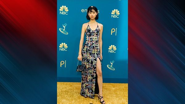 Hoyeon Jung in Louis Vuitton Gown