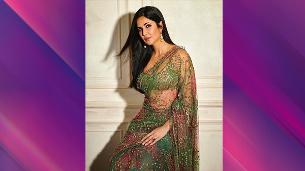 Katrina Kaif in a Shimmery Saree