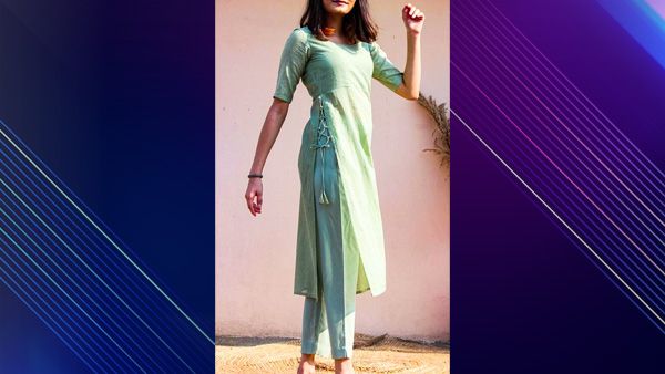 Kurti With Cigarette Pants