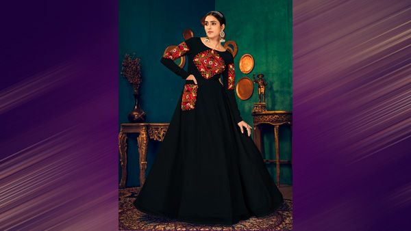 Patchwork Flared Dress