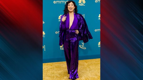 Sandra Oh in Rodarte Jumpsuit