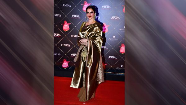 Metallic Golden Saree