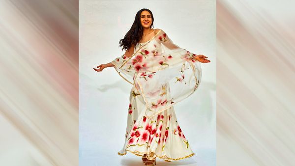 Anarkali With Spaghetti Straps