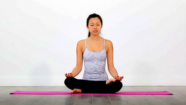 2. Kapalabhati Pranayama (Skull Shining Breath)