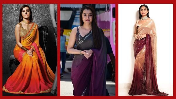 5. Ombre Saree