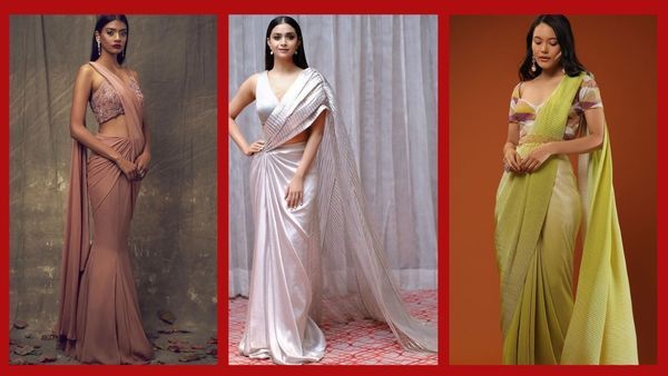 4. Pleated Saree