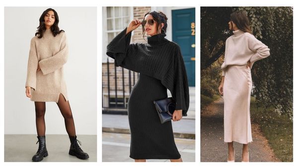 5. Put your money into a turtleneck dress