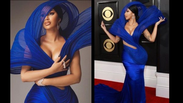 Cardi B in Gaurav Gupta Couture