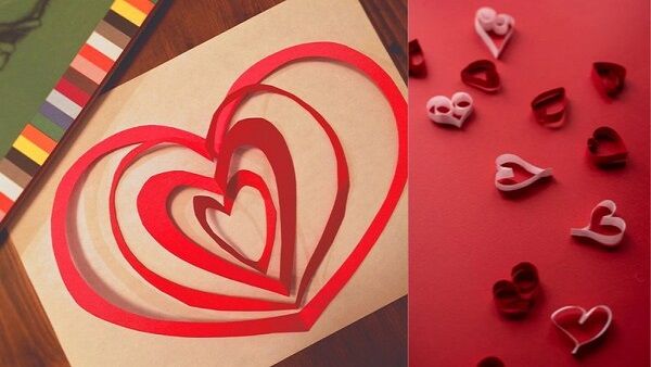 1. Quilling (Rolled Paper) Cards 