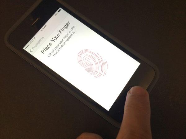 આઇફોન 5એસ ફિંગરપ્રિન્ટ આઇ સ્કેનર