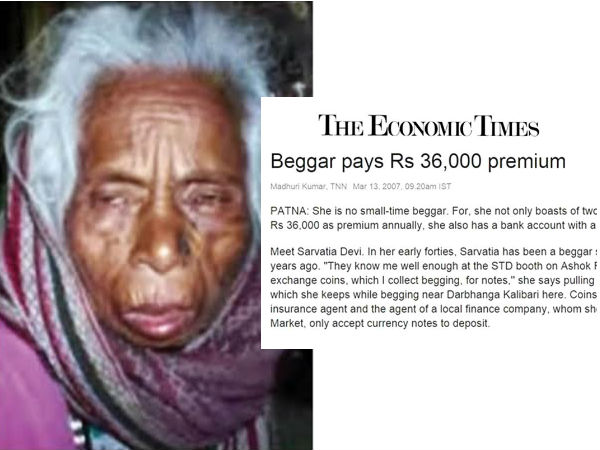 richest beggars in India