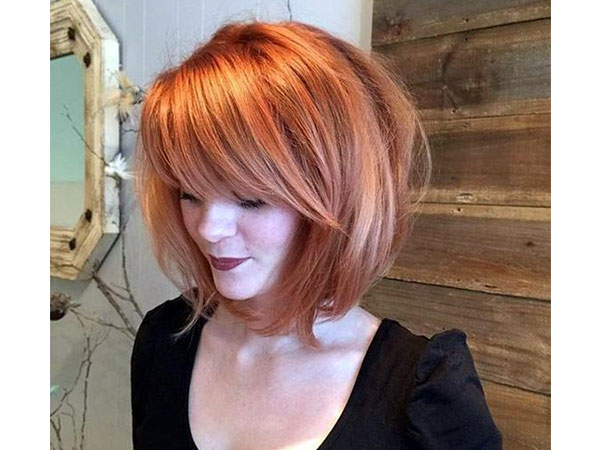 1. ગોળ ચહેરા માટે :