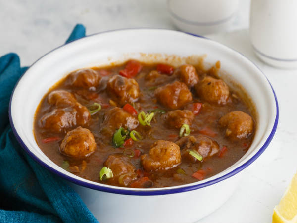 Soya Boti Kebab Korma Soya Boti Kebab Korma