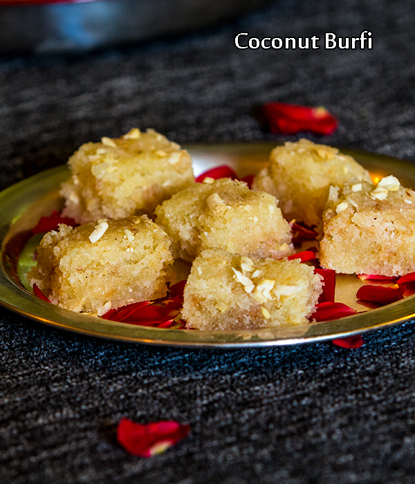 coconut burfi recipe