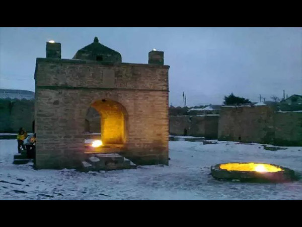 hindu temple in azerbaijan