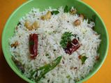 साउथ इंडियन डिश यानी की कोकोनट  राइस