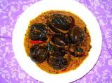 मसालेदार बैंगन मुसल्‍लम 