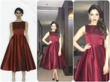 डिजाइनर ड्रेस में किसी गुडिया से कम नहीं दिखीं तमन्‍ना भाटिया 