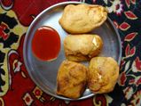  ब्रेड पनीर चीज़ पकौड़ा 