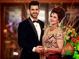 रेड वाइन लहंगे में किसी अप्‍सरा से कम नहीं लगीं दिव्‍यांका 
