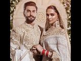  दीपवीर मुंबई रिसेप्‍शन: गोल्‍डन साड़ी में गोडेस सी नजर आई दीपिका, स्‍कर्ट में आए रणवीर सिंह 