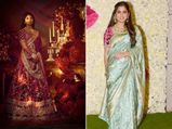 मिक्‍स एंड मैच करके ईशा अंबानी ने पहनी खूबसूरत सिल्‍क साड़ी,  वेडिंग सीजन के ल‍िए है परफेक्‍ट अटायर 