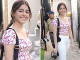 केजुअल में बॉडीकॉन ड्रेस को करना है स्टाइल तो अलाया के इस लुक से लें आईडिया