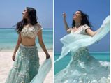 फ्रेंड की Beach Wedding में आप भी पहन सकती हैं श्रद्धा की तरह लहंगा