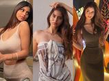 फैशन सेंस में किसी एक्ट्रेस ने कम नहीं सुहाना खान, बॉडीकॉन ड्रेस में देखें स्टाइलिश लुक 