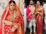 प्लस साइज की दुल्हन ने पहनी दीपिका पादुकोण की बनारसी साड़ी, देखें खूबसूरत लुक 