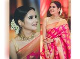 शादी के बाद पहली हरतालिका तीज पर दिखें स्टाइलिश, लाल चूड़ा और  बनारसी साड़ी में करें शाइन 
