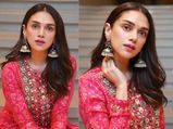 karwa chauth: करवा चौथ पर अदिति राव हैदरी के खूबसूरत मेकअप और  ट्रेंडी आउटफिट लुक से लें इंस्पिरेशन 